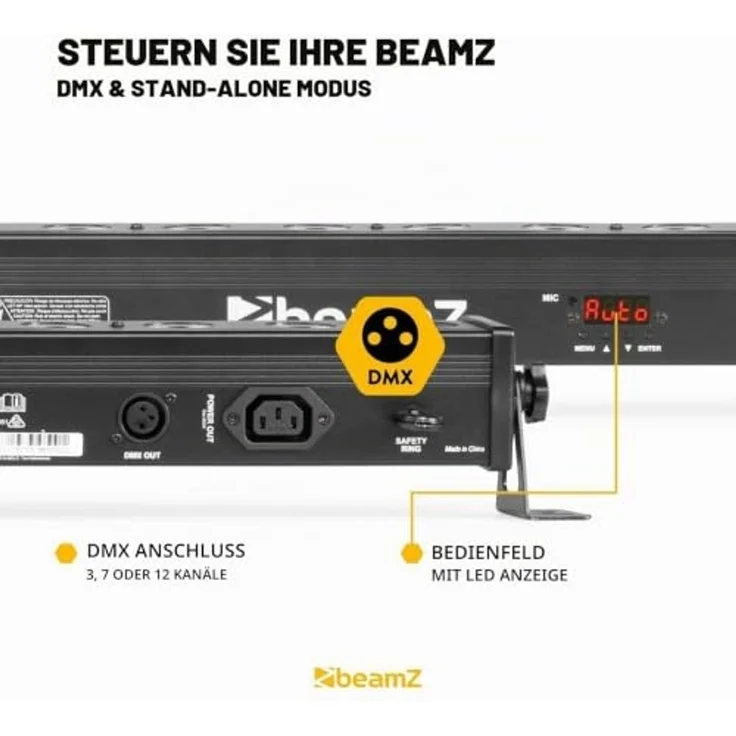 beamZ LCB183 LED-Leiste 18x 3W RGB – Bild 5