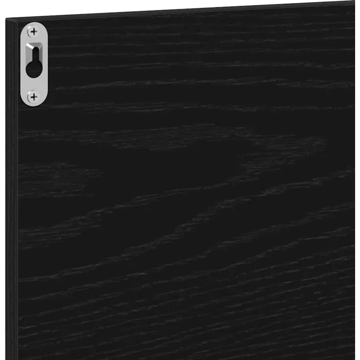 vidaXL Badspiegel Schwarz Eichen-Optik 40x10,5x37 cm Holzwerkstoff 862524 – Bild 8