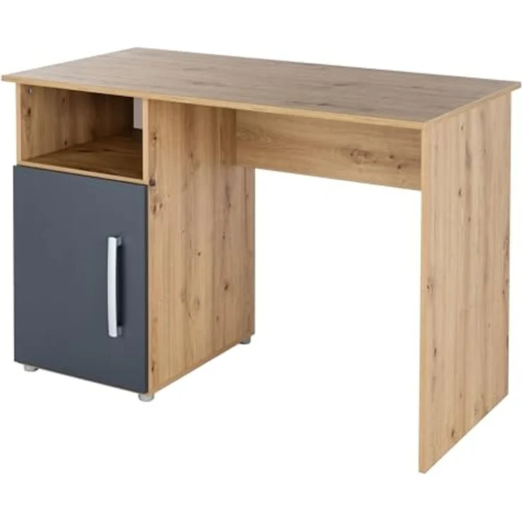 arthur berndt Jugendzimmer-Set Alessio, (Set, 6-tlg, Kleiderschrank, Bett mit Schubkasten, Schreibtisch, Bücherregal etc), mit Melamin-Oberfläche – Bild 6