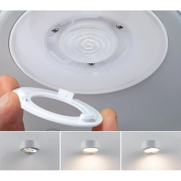 Paulmann 94867 LED Außenwandleuchte Silma Bewegungsmelder weiss 3000K IP44 – Bild 2