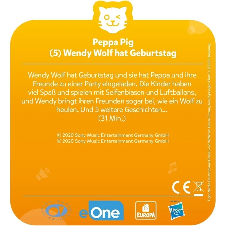Tiger Media tigercard - Peppa Pig - Wendy Wolf hat Geburtstag – Bild 3
