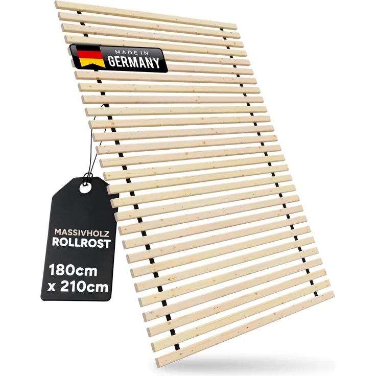 Rollrost " Lamellen - Xandi " Lattenrost 24 mm 180 x 210 cm – Bild 1