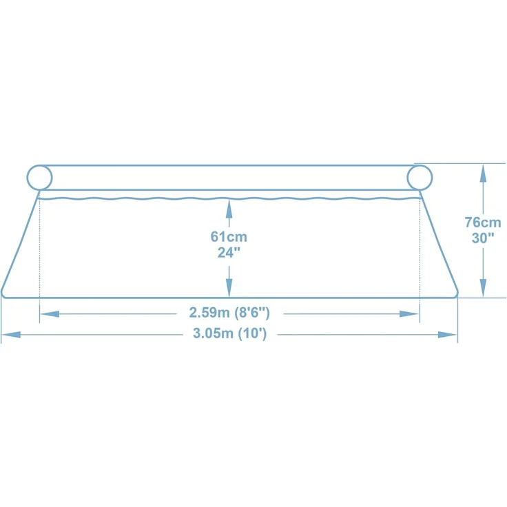 Bestway Swimmingpool-Set Fast Set 305x76 cm 57270 91641 – Bild 10