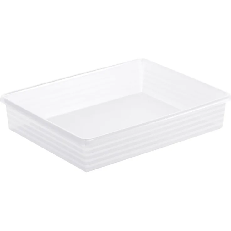 Rotho Formatkörbchen Aufbewahrungsbox Linus A4 transparent platzsparende Ablage