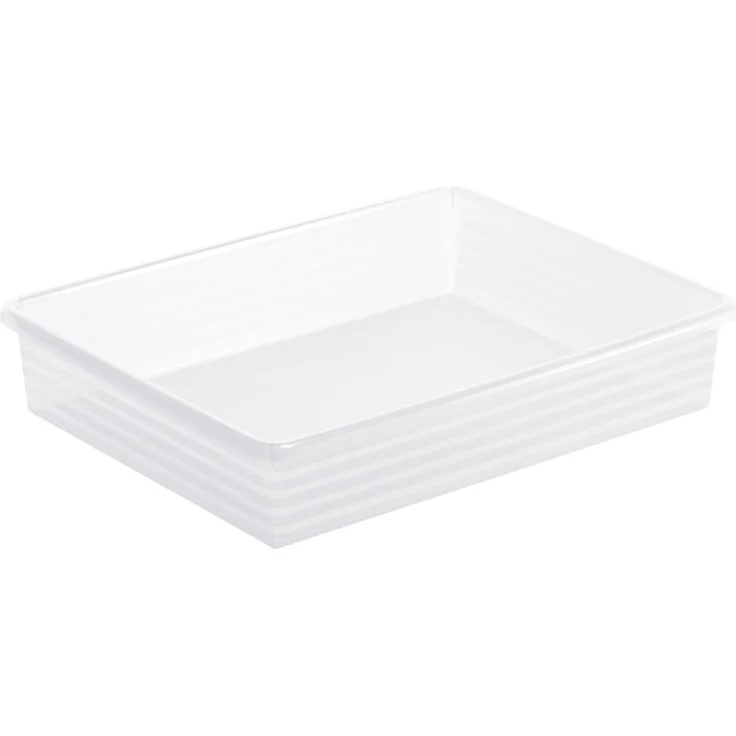 Rotho Formatkörbchen Aufbewahrungsbox Linus A4 transparent platzsparende Ablage