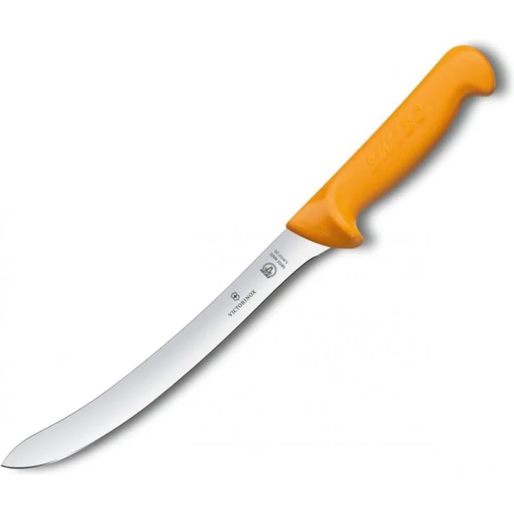 Victorinox Swibo Küchen--Fischmesser, 20 cm Klinge, Normaler Schliff, Flexible Klinge, gelb – Bild 1