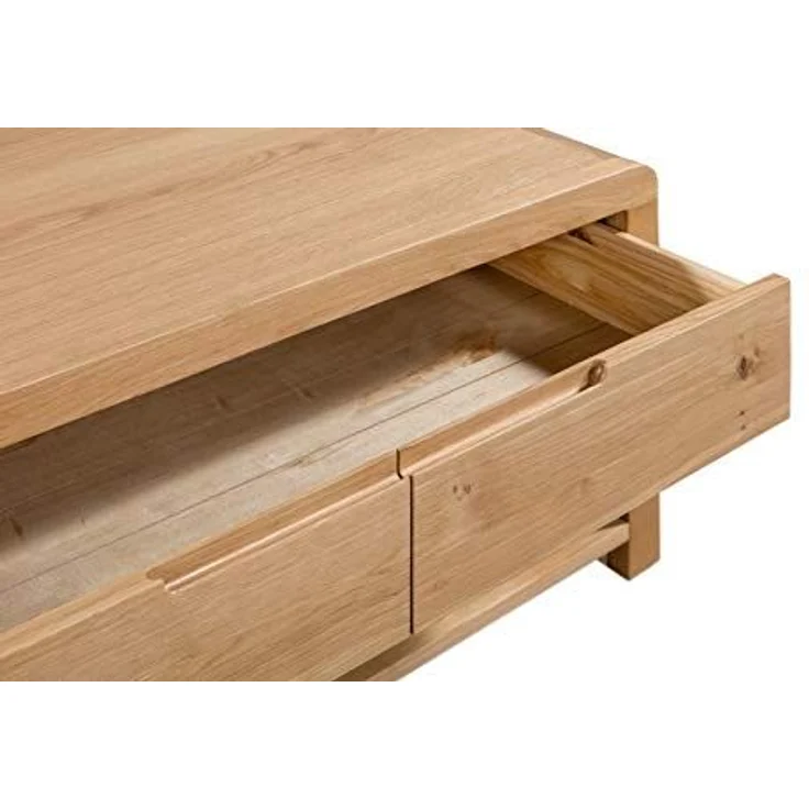 Julian Bowen Curve Couchtisch, Eiche – Bild 5