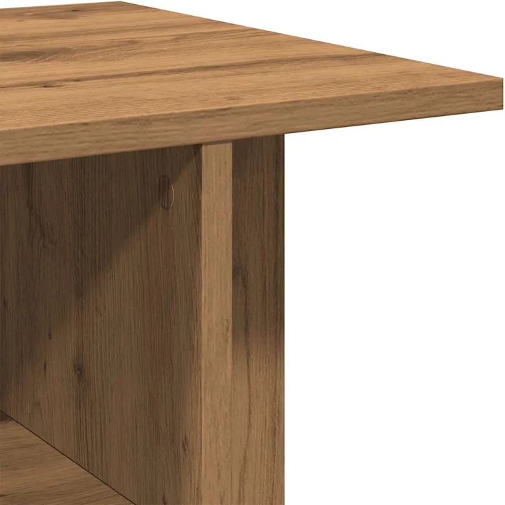 vidaXL TV-Regal mit Rollen Artisan-Eiche 80x40x45 cm Holzwerkstoff 855791 – Bild 6