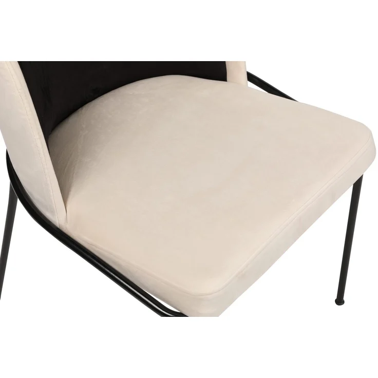 Skye Decor 'Dore 145 V4' Stuhlset (4-teilig), Schwarz / Creme, 54 x 86 x 55 cm – Bild 7