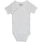 Lodger Solid Wickelbody Kurzarm - Gr. 68 - Cloud D