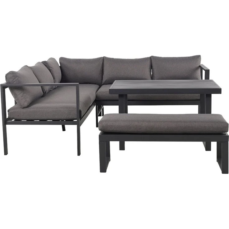 casa NOVA Gartenlounge-Set casa NOVA Lounge-Set GAMBARA BHT 190x65x127 cm grau Gartenset – Bild 1