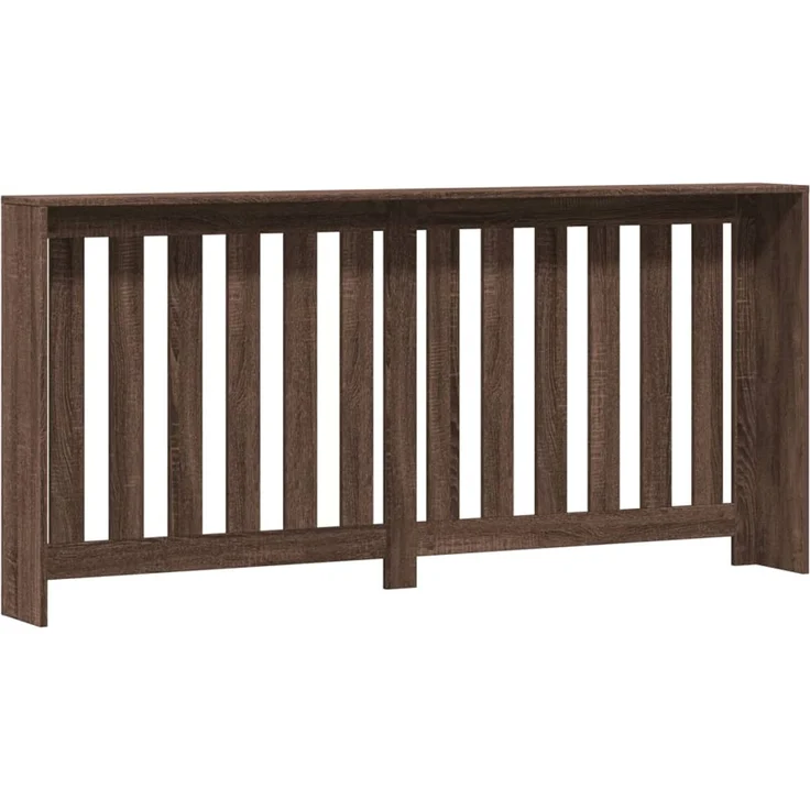 vidaXL Heizkörperverkleidung Braun Eiche 175x20x82 cm Holzwerkstoff 852759 – Bild 4