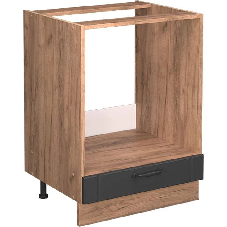 Herdumbauschrank Fame-Line Dunkelgrau 60 cm ohne Arbeitsplatte Vicco – Bild 1
