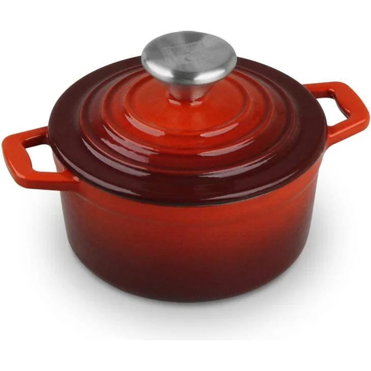 CS Koch-Systeme Topf-Set Xanten, Gusseisen (Set, 7-tlg, je 1 Fleischtopf Ø 16/26 cm, 1 Bratentopf Ø 24 cm, 1 Pfanne Ø 28 cm), Induktion – Bild 6