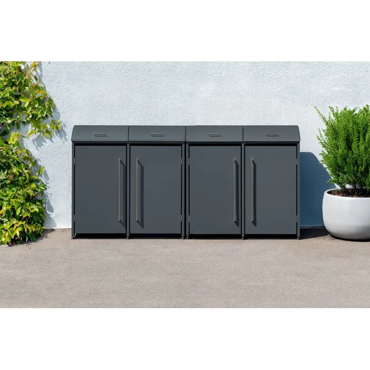 Westmann Metall Mülltonnenbox Moderna 4 | 4x240 L