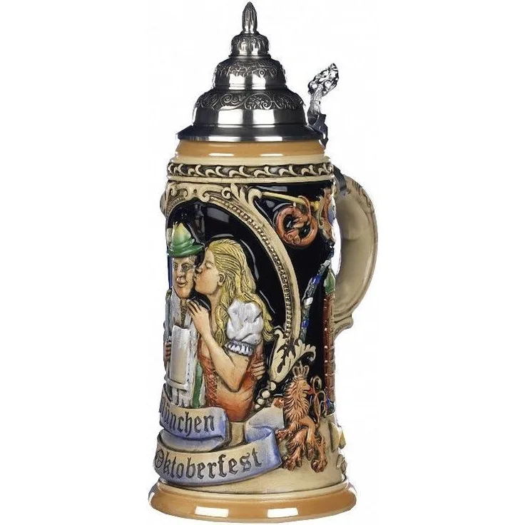 KING Bierkrug 200 Jahre München Oktoberfest Seidel 0,75 Liter Bierseidel KI 202 0,75L