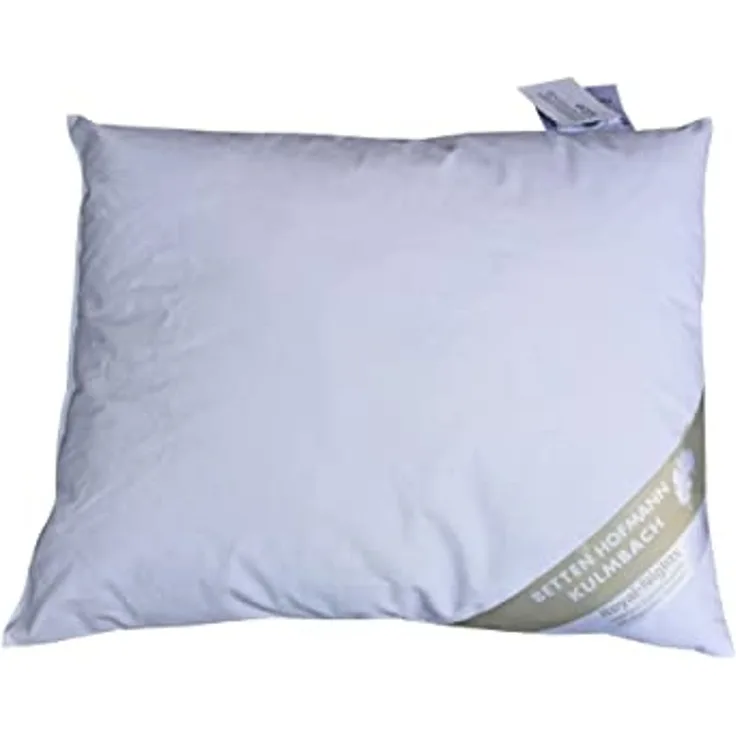 Betten Hofmann Baby Daunenkissen 35x40 cm 30g Flachkissen ungesteppt 100% Daunen