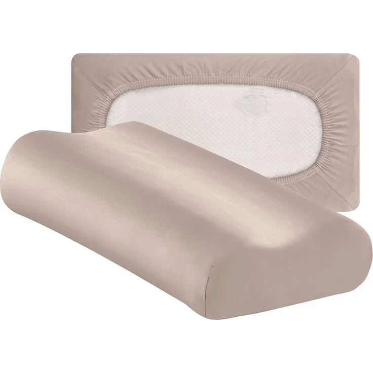 Traumschloss Kissenbezug Premium, (1 Stück), Bezug für Nackenstützkissen, Rundumgummizug – Bild 3
