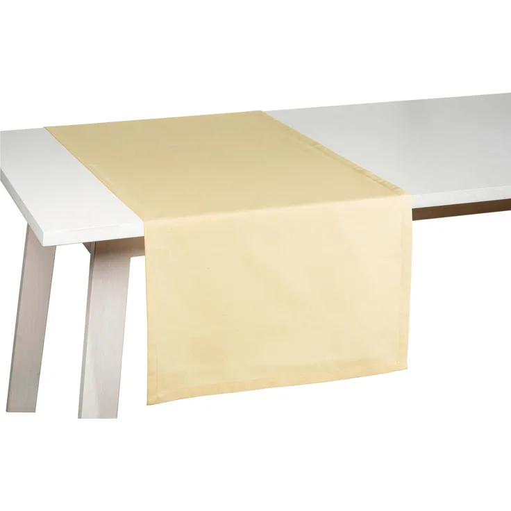 Tischläufer FARO LB 150x50 cm beige Tischdecke Tischband