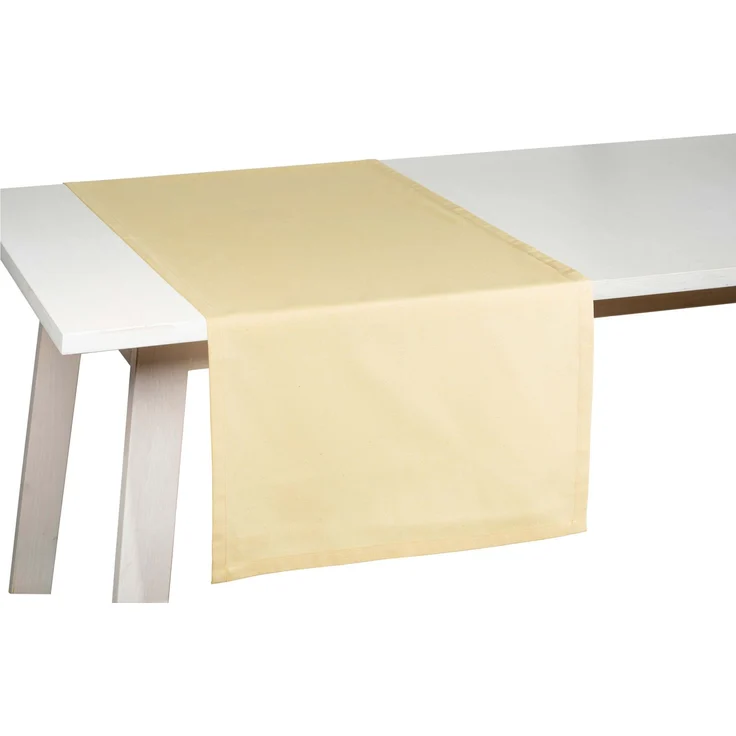 Tischläufer FARO LB 150x50 cm beige Tischdecke Tischband