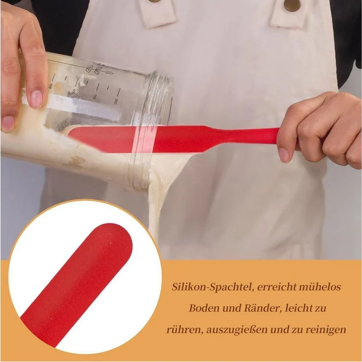 PFCTART Gärkorb Sauerteig Starter Set mit Gärkörbchen & Sauerteig Glas 1000 ml, (Set 15-tlg), Brot backen Zubehör, Gärkorb, optimale Luftzirkulation, Kaltgärung – Bild 4