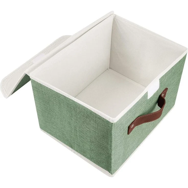 ABC Aufbewahrungsbox mit Deckel, 2er-Set, faltbar, aus Stoff – Bild 5