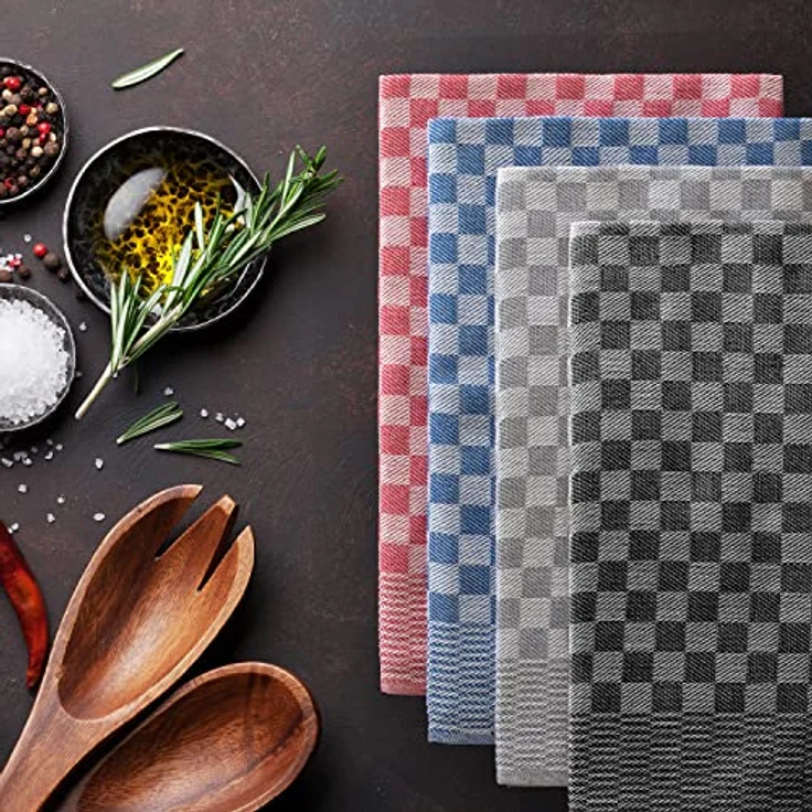 Blumtal Geschirrtuch Premium Geschirrhandtücher in 50 x 70 cm, (Set, 10-tlg, 5, 10 oder 20 Geschirrtücher), 100% Baumwolle, Oeko-TEX® Zertifiziert – Bild 9