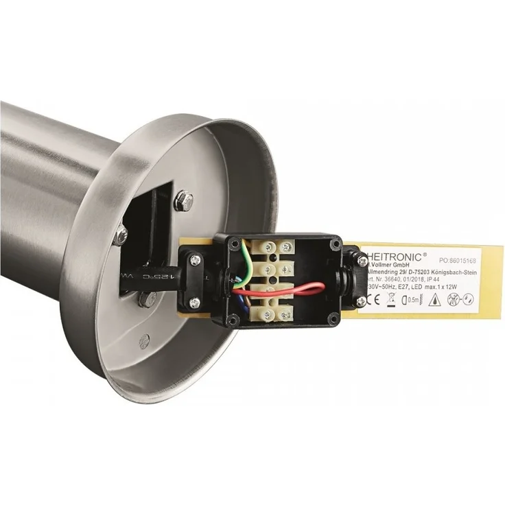 Heitronic 36640 LED Sockelleuchte Larisa 450mm Edelstahl mit Bewegungsmelder – Bild 4