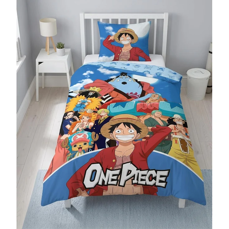 One Piece Bettwäsche Set 140 × 200 cm mit Kissenbezug 65 × 65 cm für Schlafzimmer – Bild 2