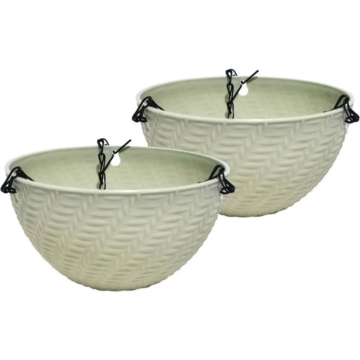 HTI-Living Blumenampel Blumenampel Nessa Pastell 2er-Set (Set, 2 St, 1 Blumenampel), Blumentopf hängend Kunststoff