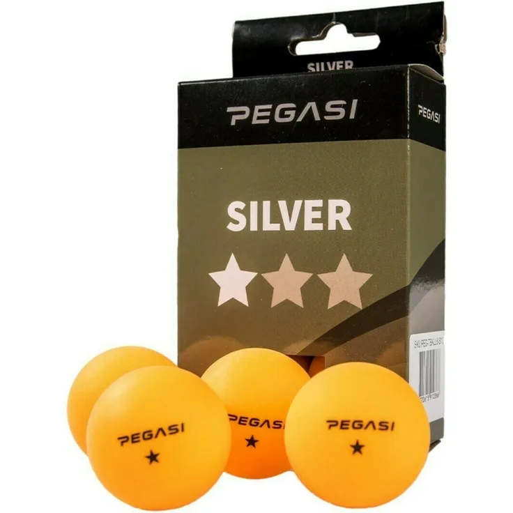 Pegasi 1-Stern Tischtennisbälle 6Stk. Orange
