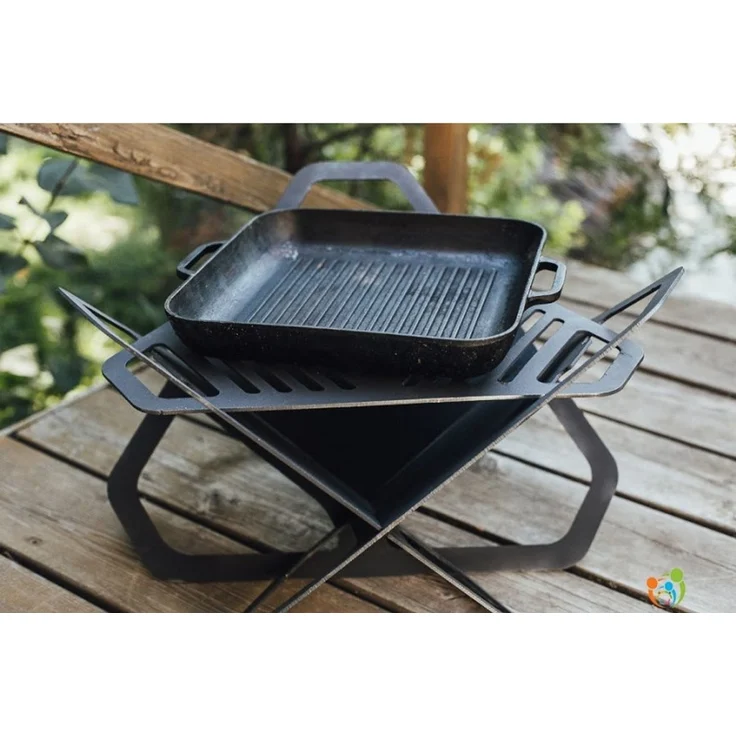Grill Feuerschale Ochag in Schwarz – Bild 7