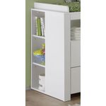 Regal für Wickelkommode Olivia / Wilson weiß
