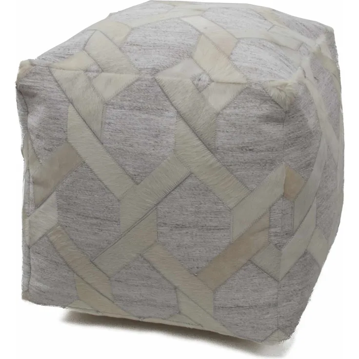 Chimera Pouf 125 Elfenbein 45cm x 45cm