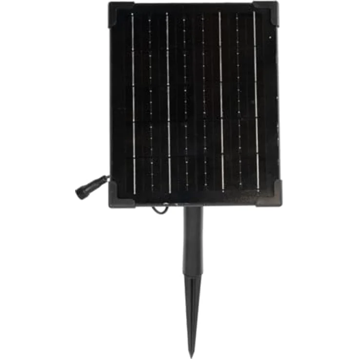 LUXULA Solar LED-Gartenleuchten Set, 5W, 3000K, 200lm, warmweiß, IP54, schwarz, 4 Stück – Bild 9