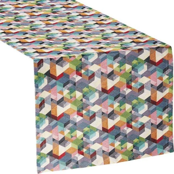 sander table + home Tischdecke Tischläufer "Cubes", Ornamente – Bild 2