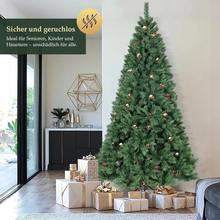 SALCAR Künstlicher Weihnachtsbaum 210 cm – Bild 3