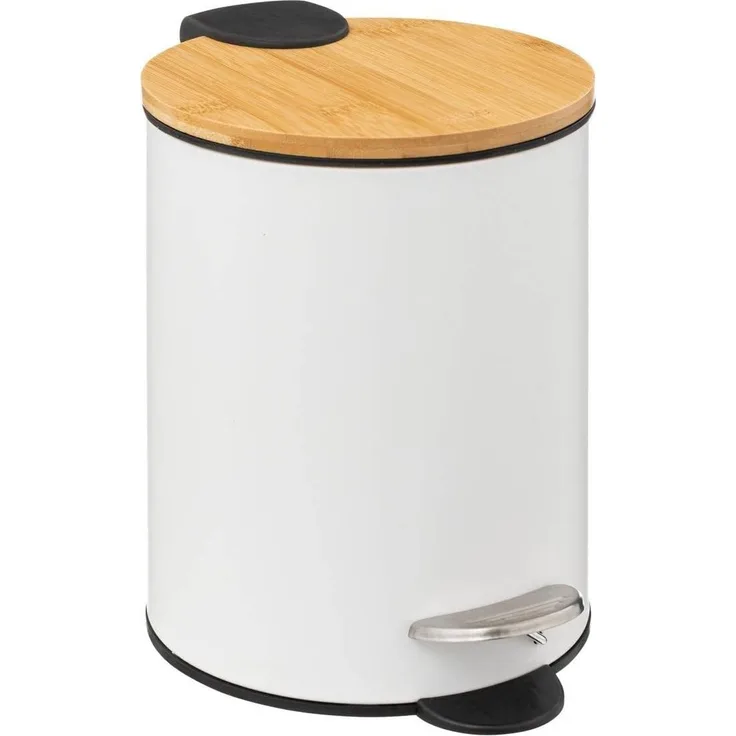Kosmetikeimer mit Bambusdeckel MODERN, 3 l