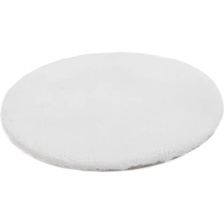 Vimoda Hochflor-Teppich Softy,hochwertiger Fellteppich Wohnzimmer, Rund, Höhe: 25 mm, Eleganter langflor Läufer, Einfarbig, kuschelig, waschbar – Bild 4