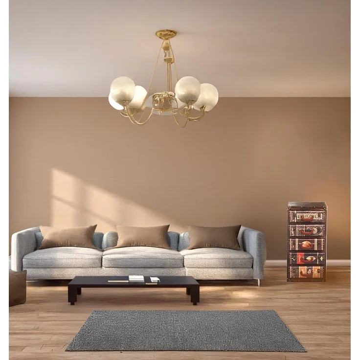 Kobolo Regal Kommode TAFARI aus MDF mit bedrucktem Kunstleder – Bild 2