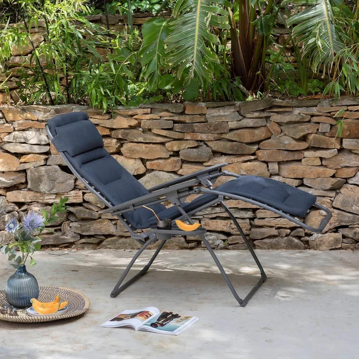 Lafuma Futura BeComfort® Relaxliege Dark Grey Titane Sonnenliege LFM3130.8902 – Bild 3