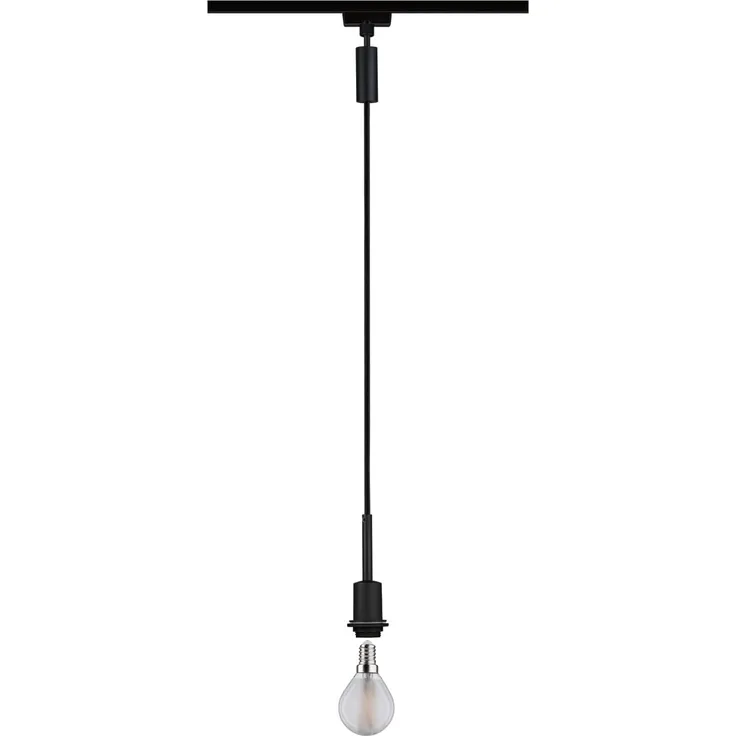 Paulmann 96912 URail DecoSystems Pendel Schwarz matt max. 20W E14