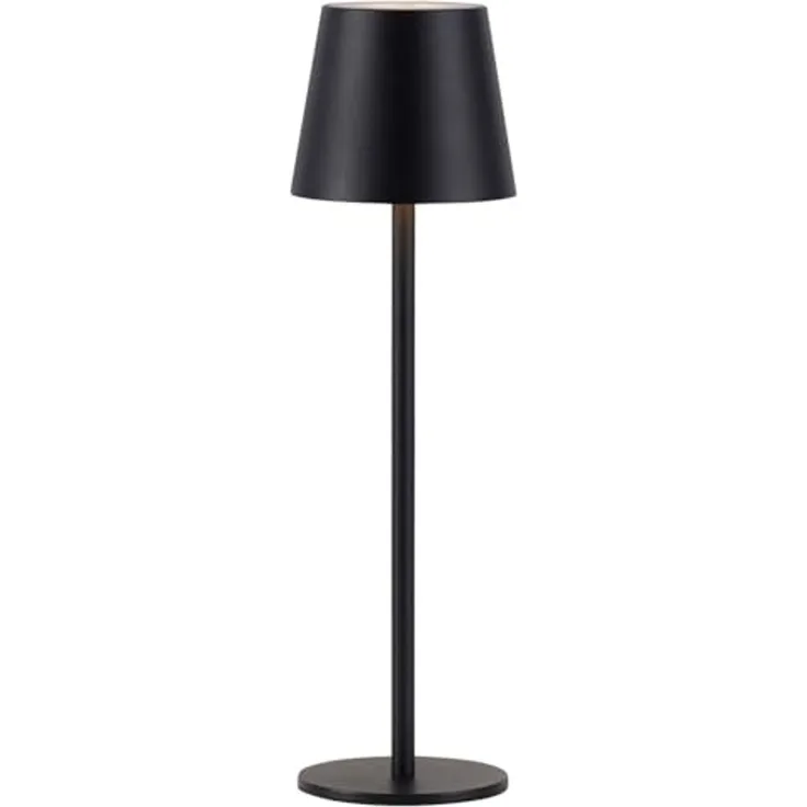 Just Light 19250-18 LED Akku Tischleuchte EURIA schwarz IP54
