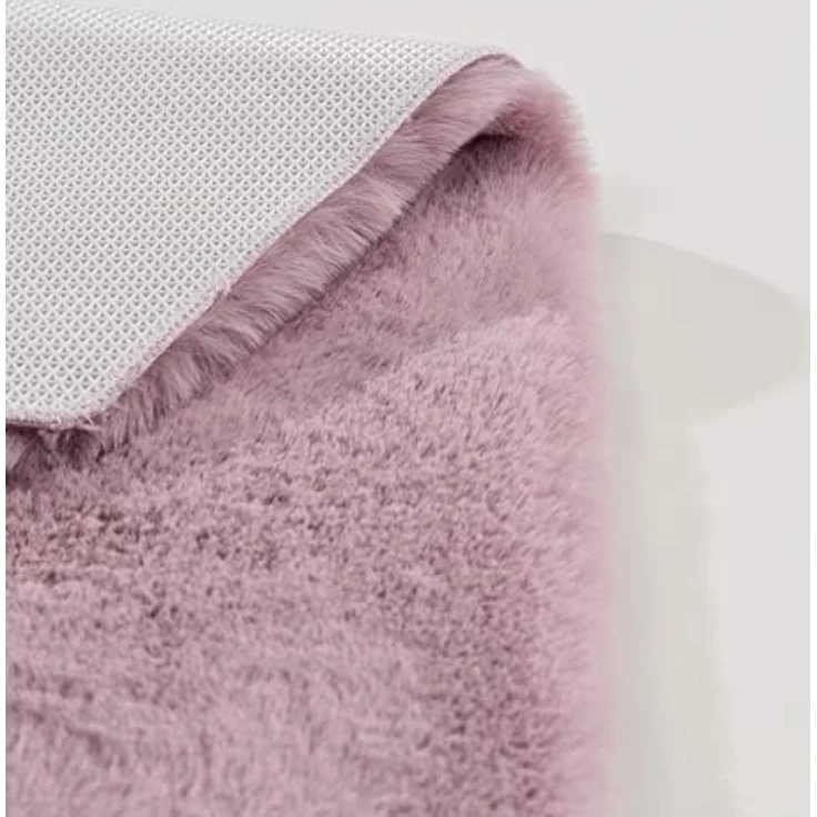 Schöner Wohnen Kollektion Badteppich 'Bali', rose, 67 x 110 cm, pflegeleicht, waschbar bei 30°C, für Fußbodenheizung geeignet, rutschhemmende Unterseite – Bild 4