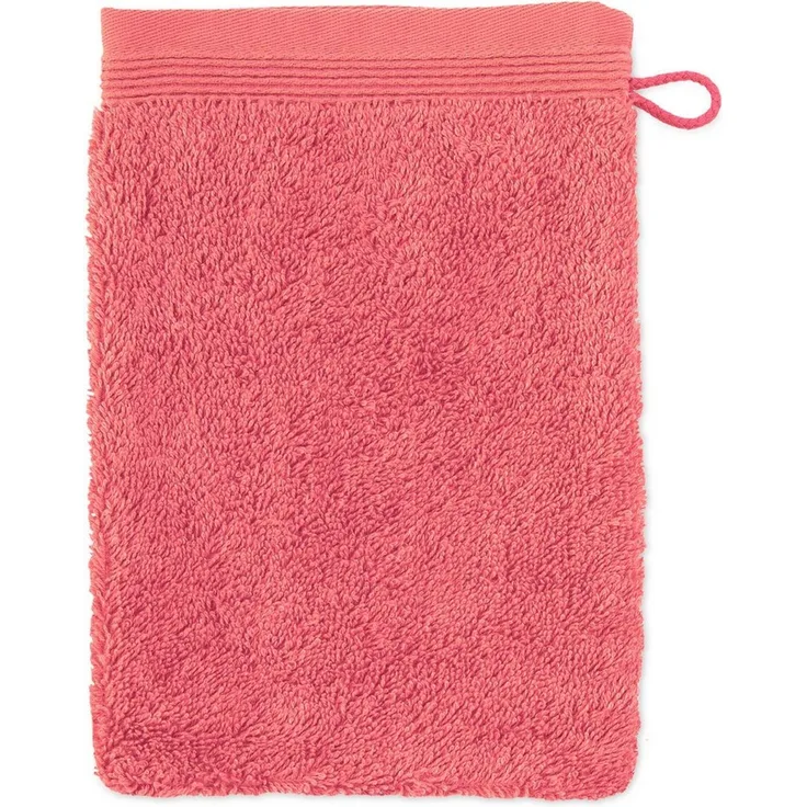 Möve Superwuschel Waschhandschuh 20x15 cm aus 100% Baumwolle, Coral