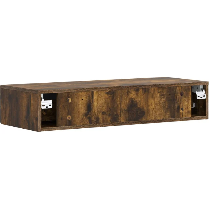 vidaXL Wandmontierter Beistelltisch Geräucherte Eiche Holzwerkstoff 899010 – Bild 6