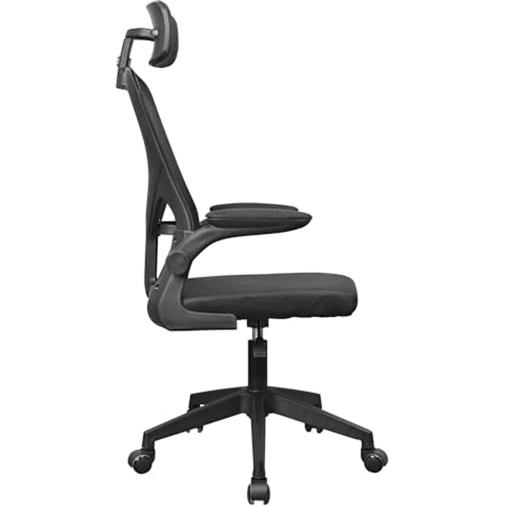 MARSGAMING MGC-ERGOPLUS, Professioneller Ergonomischer Stuhl, Dynamische Lendenwirbelstütze, Atmungsaktives Netz, Höhenverstellbar 115 und 125cm, Klappbare Armlehnen, Verstellbare Kopfstütze, Schwarz – Bild 8