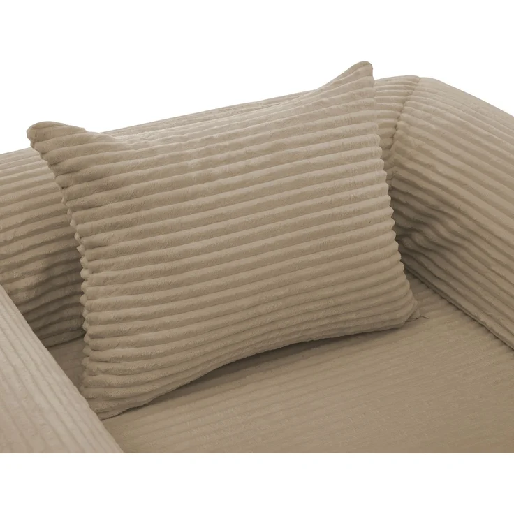 ZUBALIYA SchlafSofa mit Cordbezug, mit Schaumstoffpolsterung, ohne aufwendige Montage, für Wohnzimmer und Apartments – Bild 16