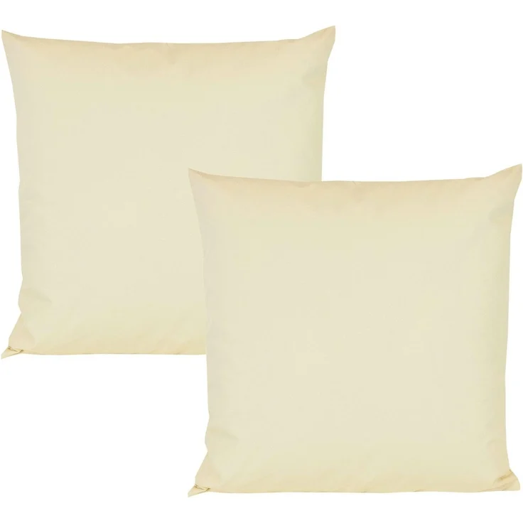 JACK Kissenbezüge 2er Set 50x50cm Outdoor Wasserfest, (2 Stück), 2x Kissenhülle, strapazierfähig, wasserabweisend, Innen & Außen – Bild 1