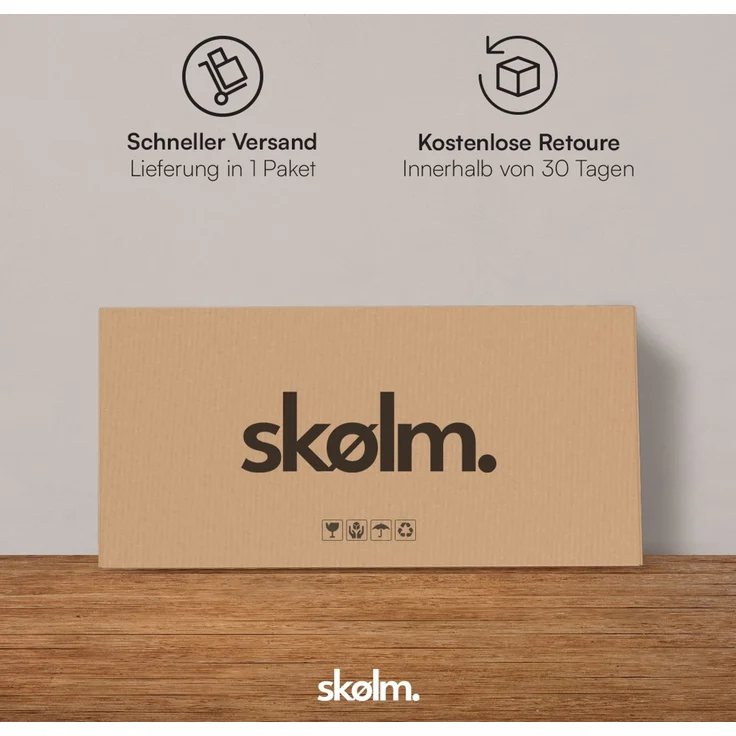 skølm 'Atria' Metallkommode, dunkelgrün, 100x38x80 cm, Metallschrank mit 3 Fächern – Bild 8